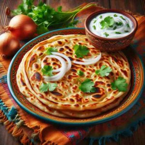 Onion Paratha Recipe