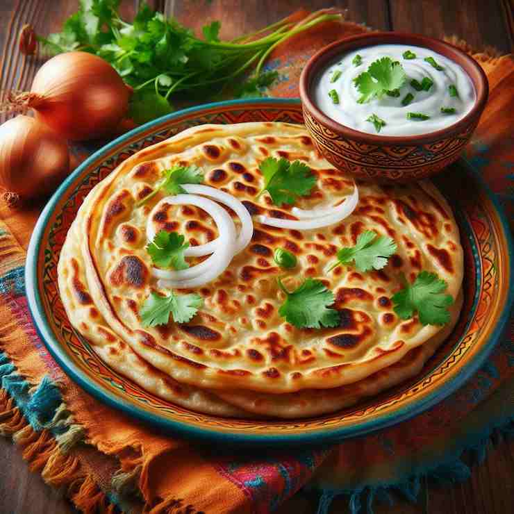 Onion Paratha Recipe