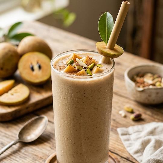 Chikoo Milkshake Recipe