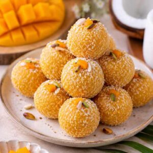 Mango Coconut Delight Laddu